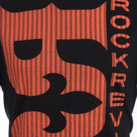 ROCK REVIVAL Mens Short Sleeve DOUBLE R Crewneck T-Shirt - Picture 2 of 5